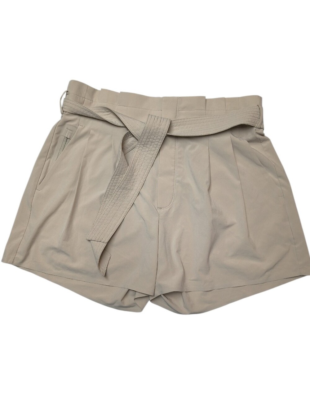 Athleta Skyline Shorts II In Tan Size 10
